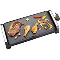 Los mejores  - Senya SYCK-G021 - Plancha eléctrica XL para 6 a 8 personas- con revestimiento antiadherente 2200 W- color negro